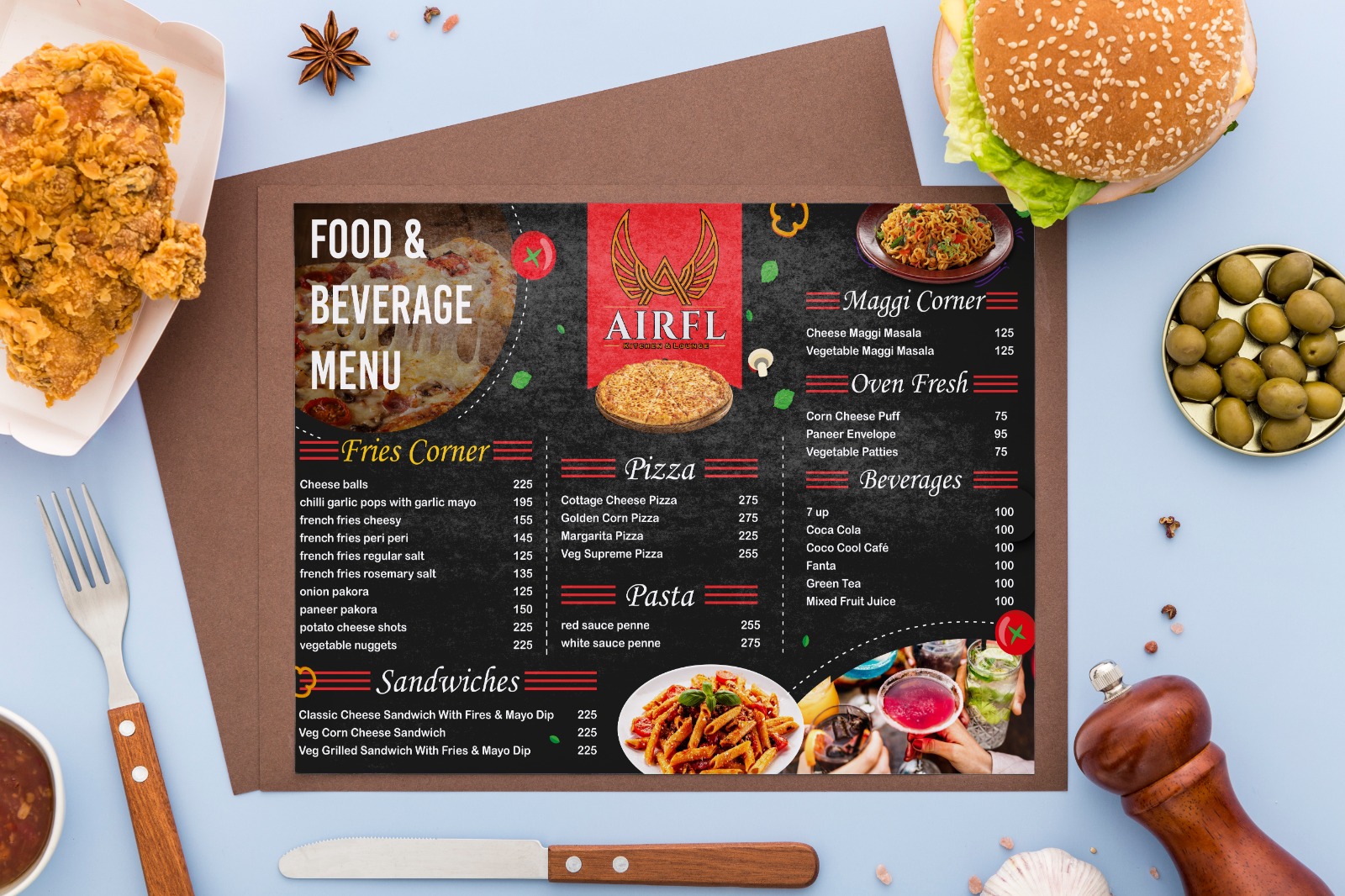 Menu design 13 by Brandingo
